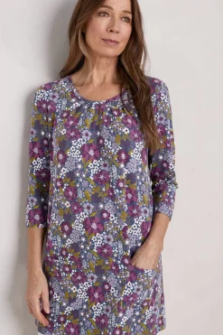 Seasalt Cornwall Tunics<Star Dance Jersey Tunic Dense Floral Squall