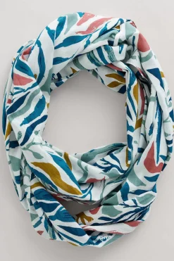 Seasalt Cornwall Scarves & Shawls<Summer Circle Scarf Kelp Forest Chalk