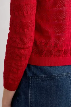Seasalt Cornwall Knitwear<Sweet Day Cotton Cardigan Rudder