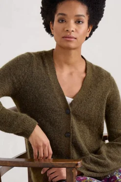 Seasalt Cornwall Knitwear<Taffle V-Neck Cardigan Laurel