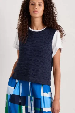Seasalt Cornwall Knitwear<Tepel Knitted Vest Maritime