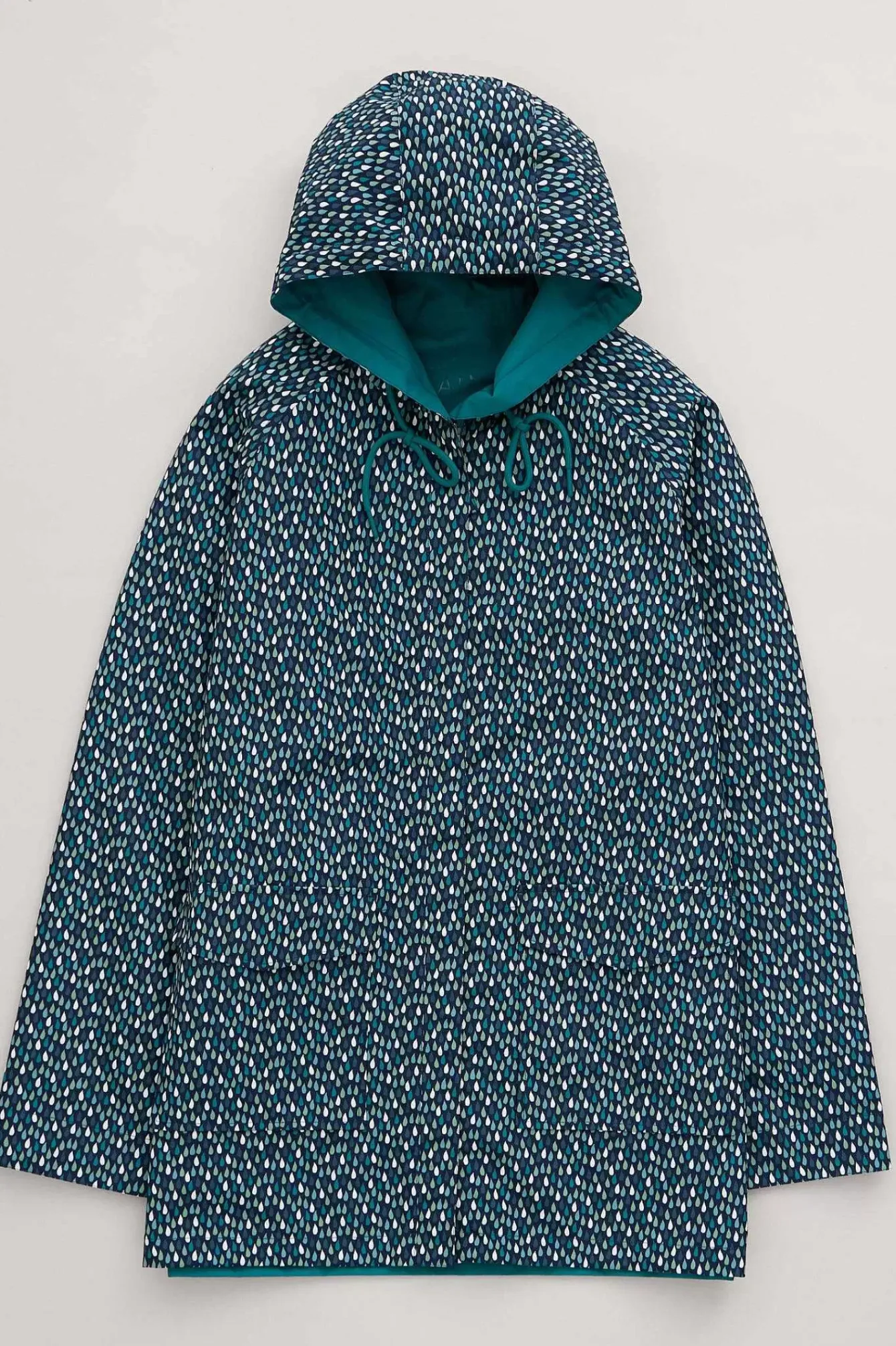 Seasalt Cornwall Coats & Jackets<The Reversible Waterproof Raincoat Rain Showers Maritime Chalk