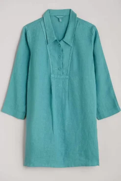 Seasalt Cornwall Tunics<Tide Clock 3/4 Sleeve Tunic Tidepool