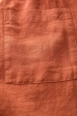 Seasalt Cornwall Trousers & Shorts<Tide Flow Wide Leg Linen Trousers Papaya