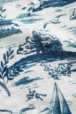 Seasalt Cornwall Tops<Treasury Short Sleeve Blouse Toile Seaside Chalk