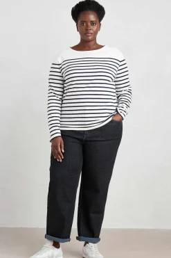 Seasalt Cornwall Trousers & Shorts<Trenow Cove Straight Leg Jeans Inkwell Overdye