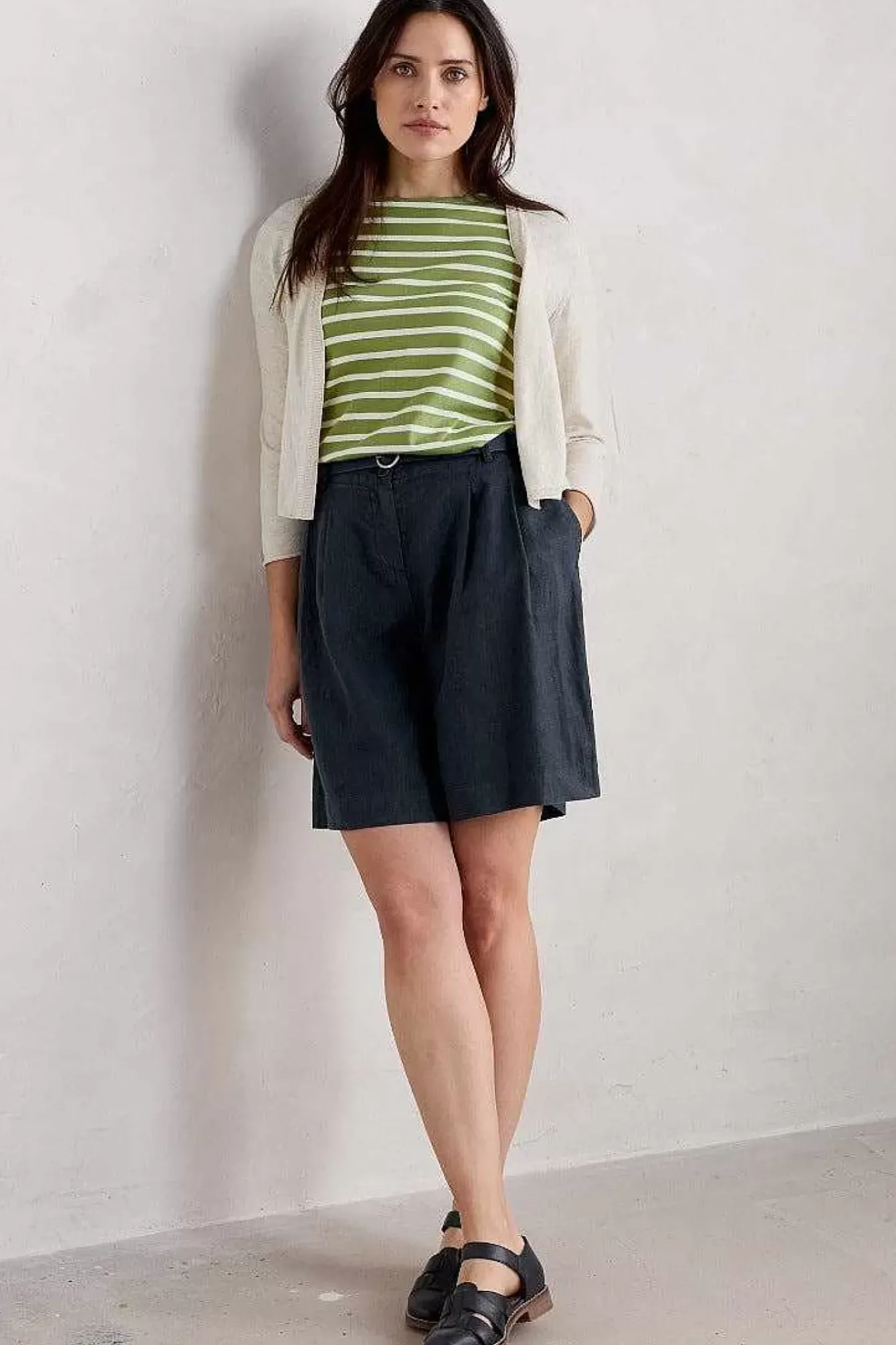 Seasalt Cornwall Knitwear<Vanessa Cotton Cardigan (Gots) Chalk