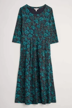 Seasalt Cornwall Dresses<Veronica Midi Dress (Gots) Tapestry Bloom Loch