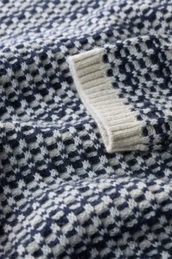 Seasalt Cornwall Knitwear<Wall Penny Jumper Maze Marine Aran