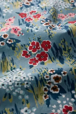 Seasalt Cornwall Tops<Watercolour Sketch 3/4 Sleeve Top (Gots) Painterly Field Wade
