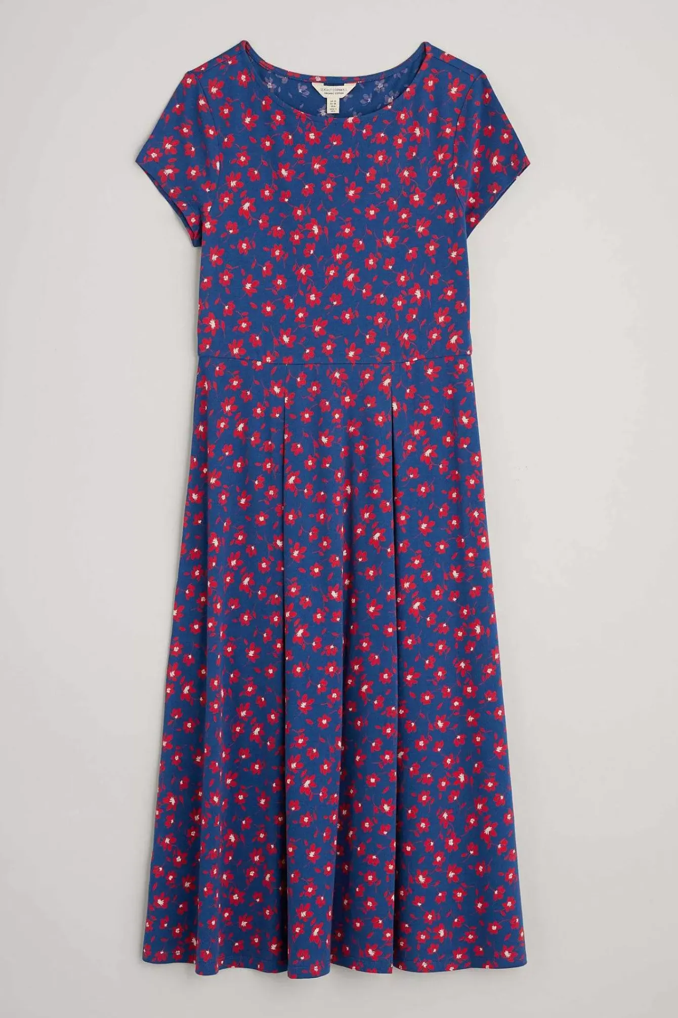 Seasalt Cornwall Dresses<Wild Bouquet Jersey Dress Looping Floral Dark Voyage