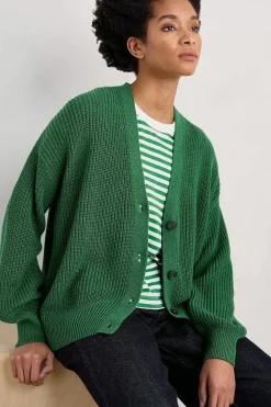 Seasalt Cornwall Knitwear<Winding Creek Organic Cotton Knit Cardigan Island