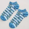 Seasalt Cornwall Socks & Tights<Women's Arty Organic Cotton Trainer Socks Celandine Clear Sky