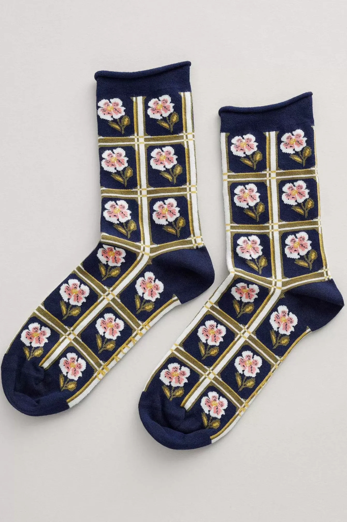 Seasalt Cornwall Socks & Tights<Women's Arty Organic Cotton Socks Heather Sketch Aran