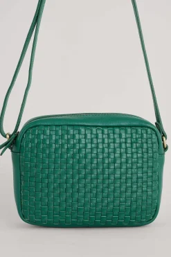 Seasalt Cornwall Bags<Woven Sea Fan Leather Cross-Body Bag Copse