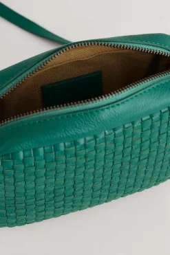 Seasalt Cornwall Bags<Woven Sea Fan Leather Cross-Body Bag Copse